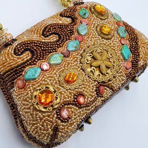 Beaded & Rhinestone Evening Handbag